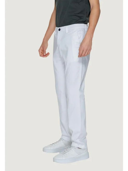 ARMANI EXCHANGE UOMO - TROUSER - CREMA