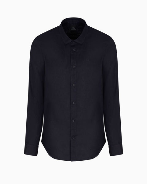 ARMANI EXCHANGE UOMO - SHIRT - BLU