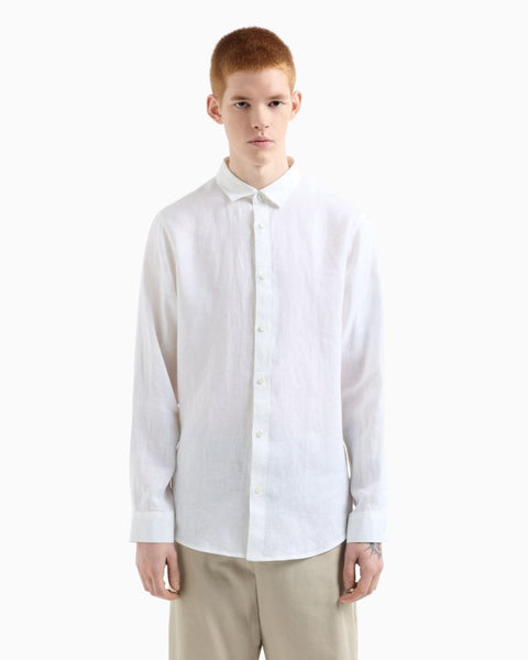 ARMANI EXCHANGE UOMO - SHIRT - BIANCO