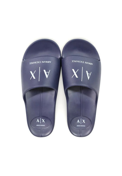 ARMANI EXCHANGE UOMO - SANDAL - BLU/BCO