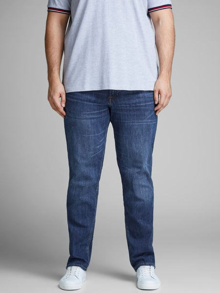 JACK & JONES PLUSS - JEANS MALE WOV CO60/PL28/OCO10 - DENIM BLU