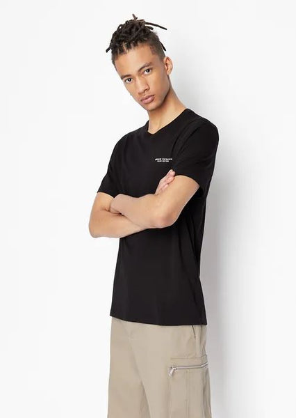 ARMANI EXCHANGE UOMO - T-SHIRT - NERO