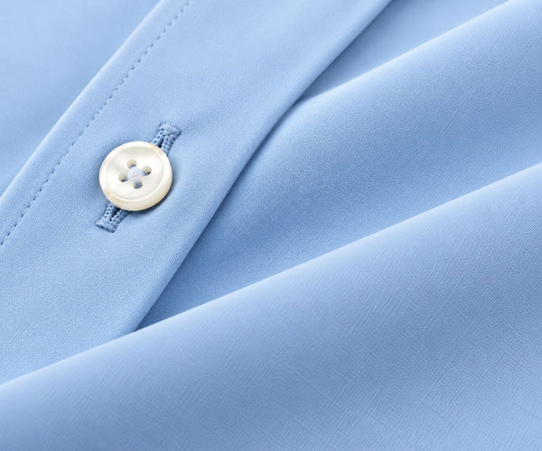 MIRCAM - CAMICIA TECNICA NO STIRO - AZZURRO