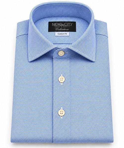MIRCAM - CAMICIA TECNICA NO STIRO - AZZURRO