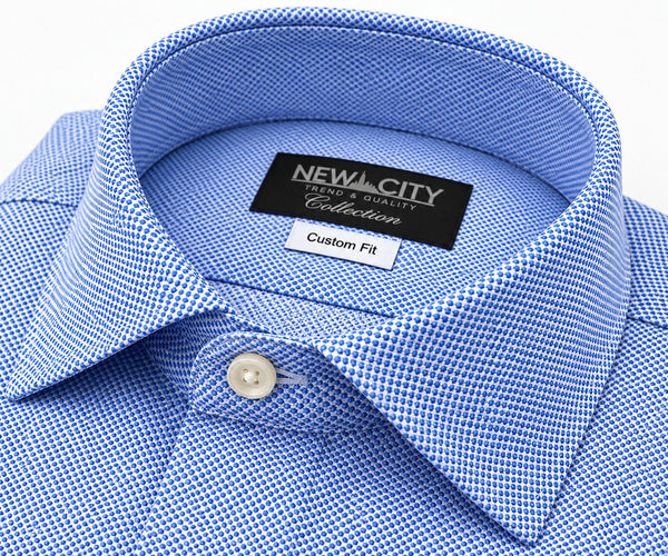 MIRCAM - CAMICIA TECNICA NO STIRO - AZZURRO