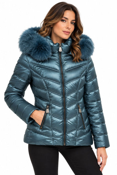 CITY LIFE FASHION DONNA - ECO PIUMINO - INDACO