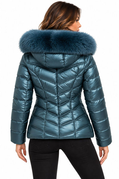 CITY LIFE FASHION DONNA - ECO PIUMINO - INDACO