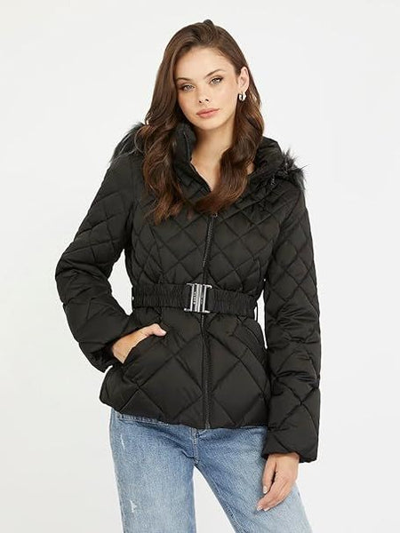 GUESS DONNA - OLGA SHORT REAL DOWN JACKET - UNICA