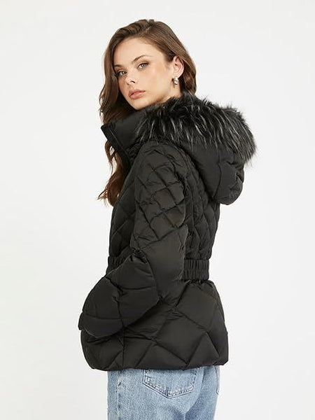 GUESS DONNA - OLGA SHORT REAL DOWN JACKET - UNICA