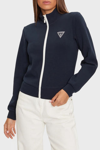 GUESS DONNA - ANN FULL ZIP SWEATSHIRT - UNICA