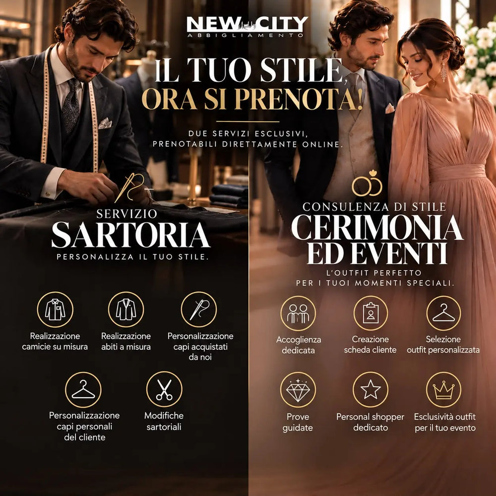 Il tuo stile, ora si prenota: servizio sartoria e consulenza di stile cerimonia ed eventi