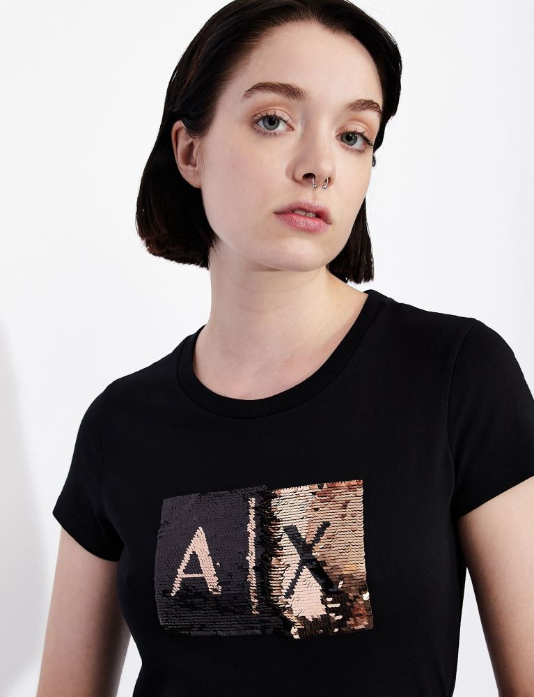 Armani exchange t shirt donna best sale